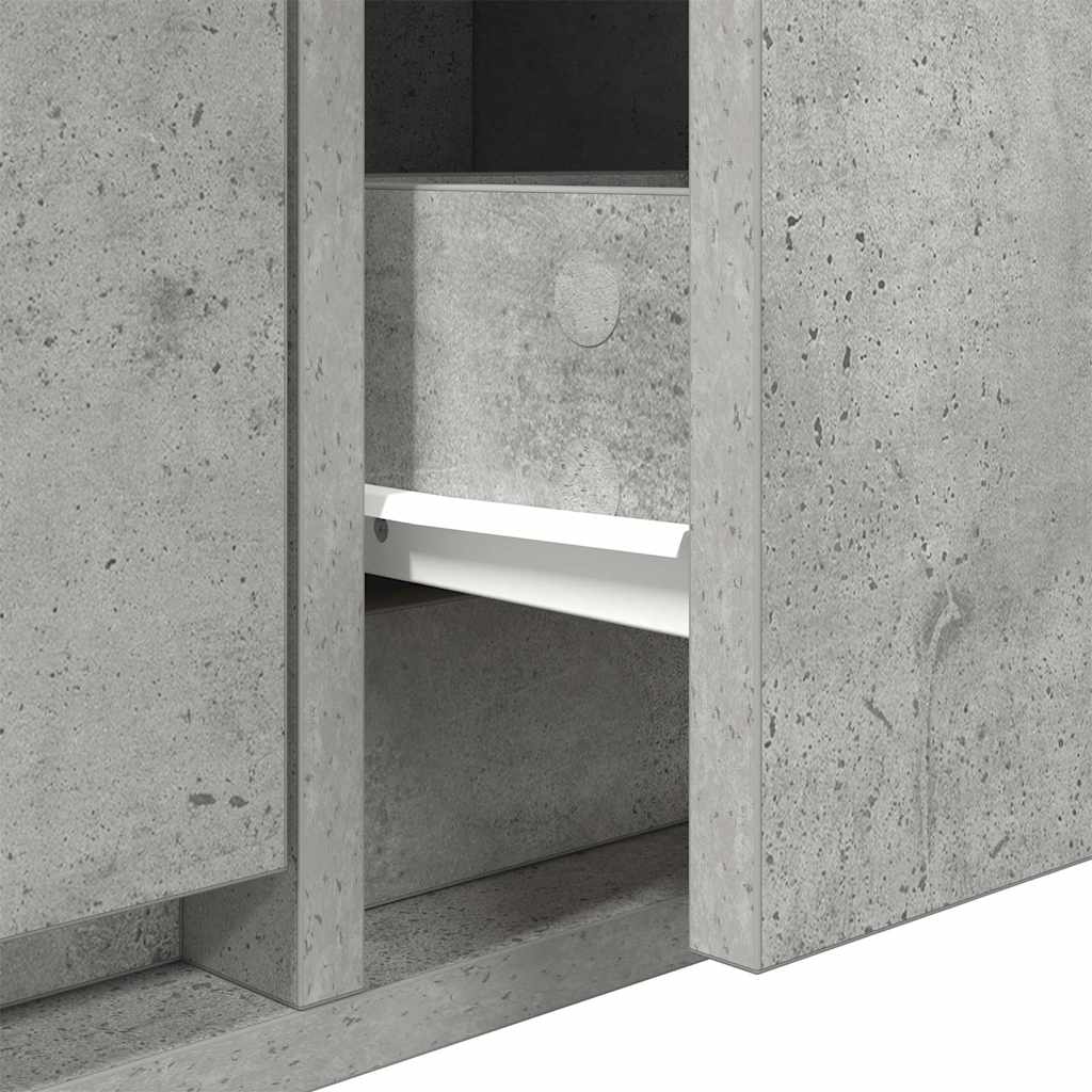 Tv-meubels 2 st 80x31x25,5 cm bewerkt hout betongrijs is nu te koop bij PeponiXL, paradijselijk wonen!