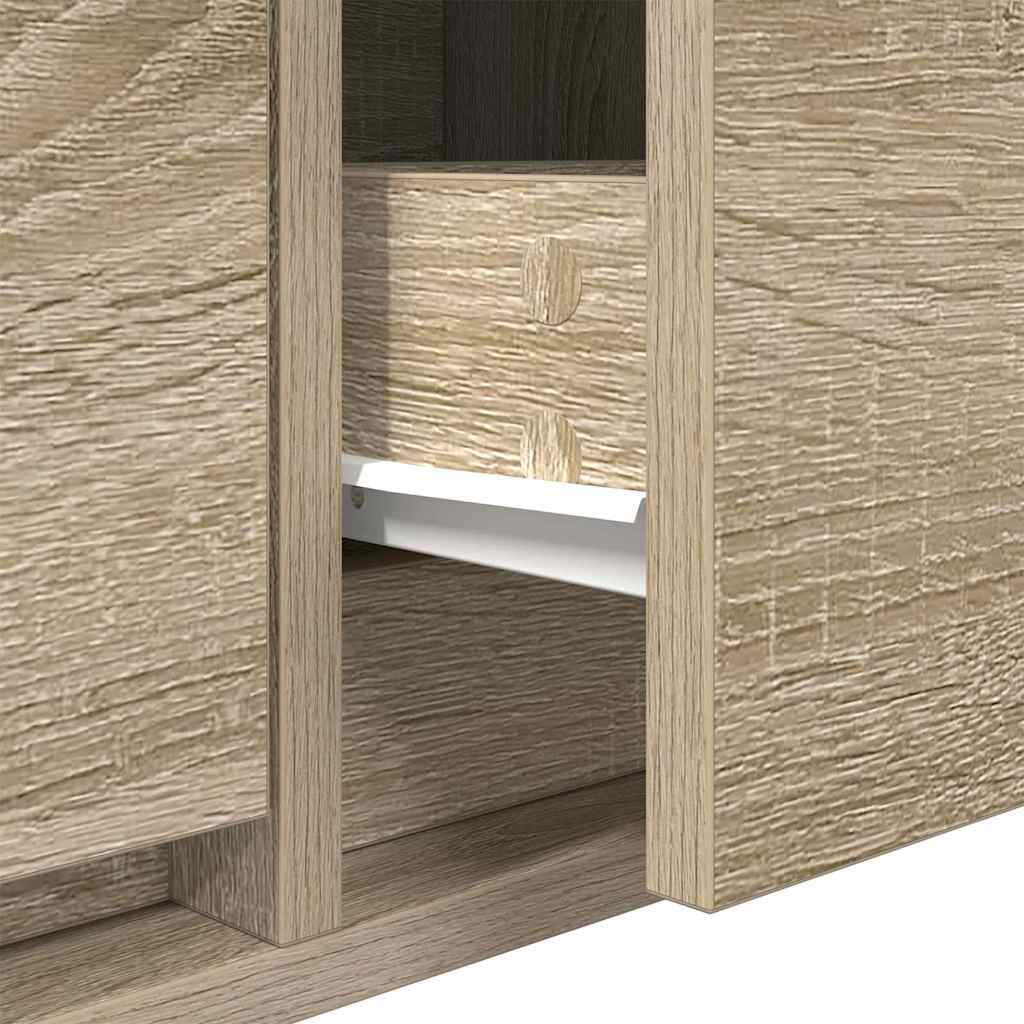 TV-kast met lade Sonoma eiken 100 x 31 x 25,5 cm Bewerkt hout is nu te koop bij PeponiXL, paradijselijk wonen!