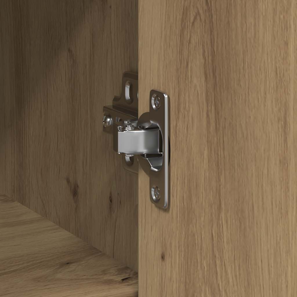 Dressoir lade 101x35x76 cm spaanplaat artisanaal eikenkleurig is nu te koop bij PeponiXL, paradijselijk wonen!