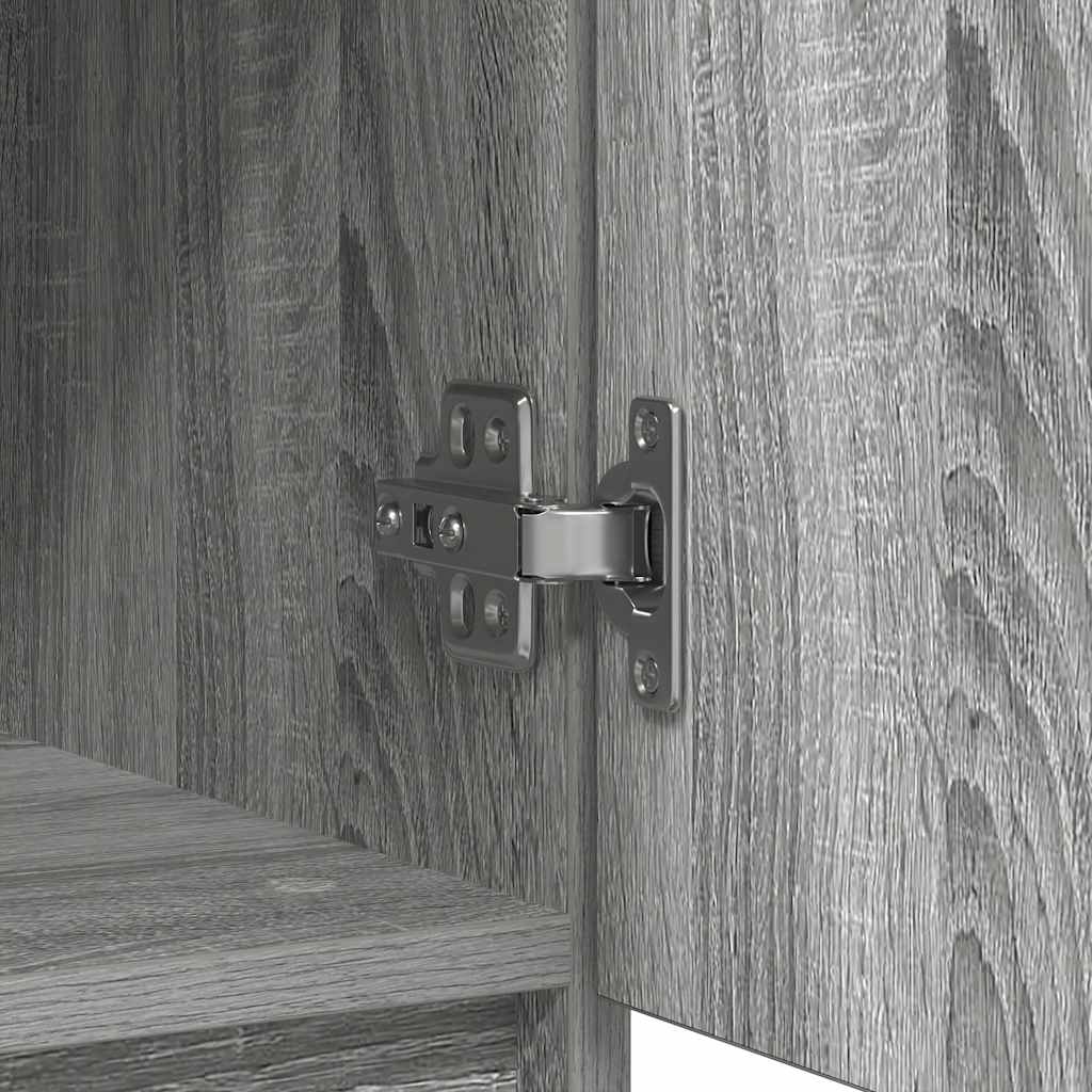 Dressoir met lade 71x35x65 cm spaanplaat grijs Sonoma is nu te koop bij PeponiXL, paradijselijk wonen!