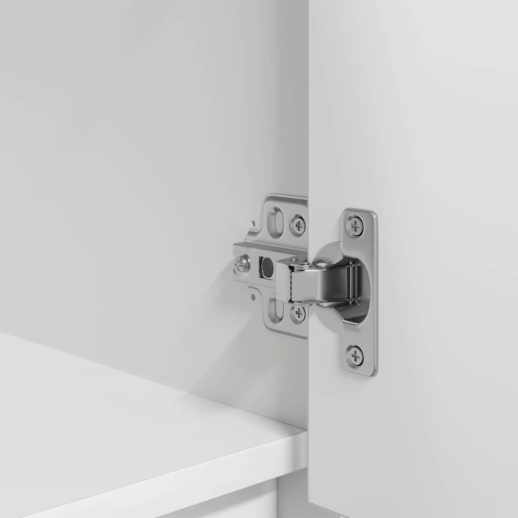 Kast met lade 55,5x34x119,5 cm spaanplaat wit is nu te koop bij PeponiXL, paradijselijk wonen!