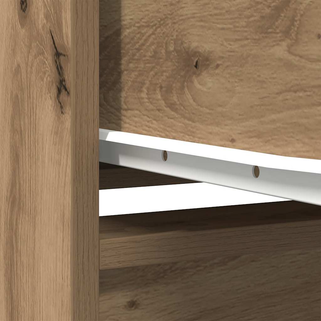 Highboard 29,5x34x119,5 cm spaanplaat eikenkleurig eikenkleurig is nu te koop bij PeponiXL, paradijselijk wonen!
