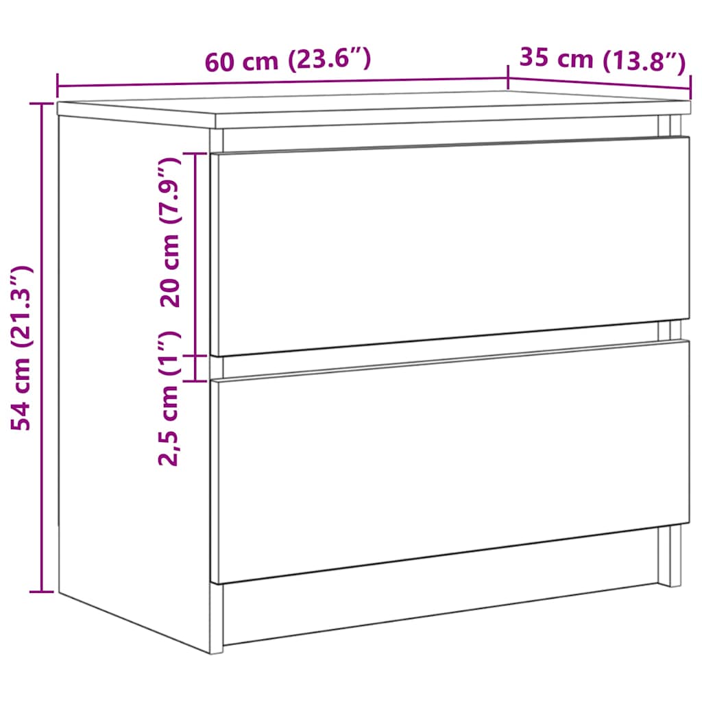 Tv-meubel 60x35x54 cm bewerkt hout wit is nu te koop bij PeponiXL, paradijselijk wonen!