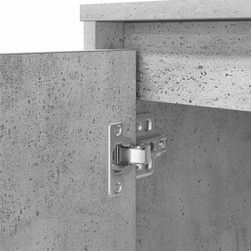 Bureau 120x42x76 cm spaanplaat betongrijs is nu te koop bij PeponiXL, paradijselijk wonen!