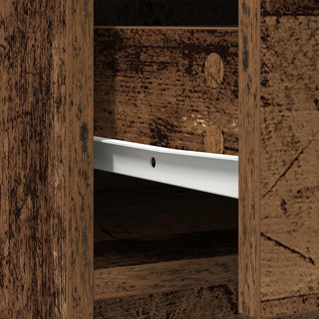 Dressoir met lades en deuren 73x31x90 cm oud hout is nu te koop bij PeponiXL, paradijselijk wonen!