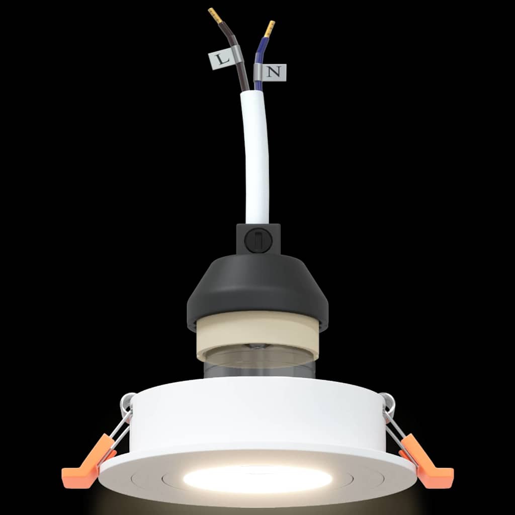 Spotje 6 pcs Wit 9 x 9 x 2 cm Aluminium is nu te koop bij PeponiXL, paradijselijk wonen!