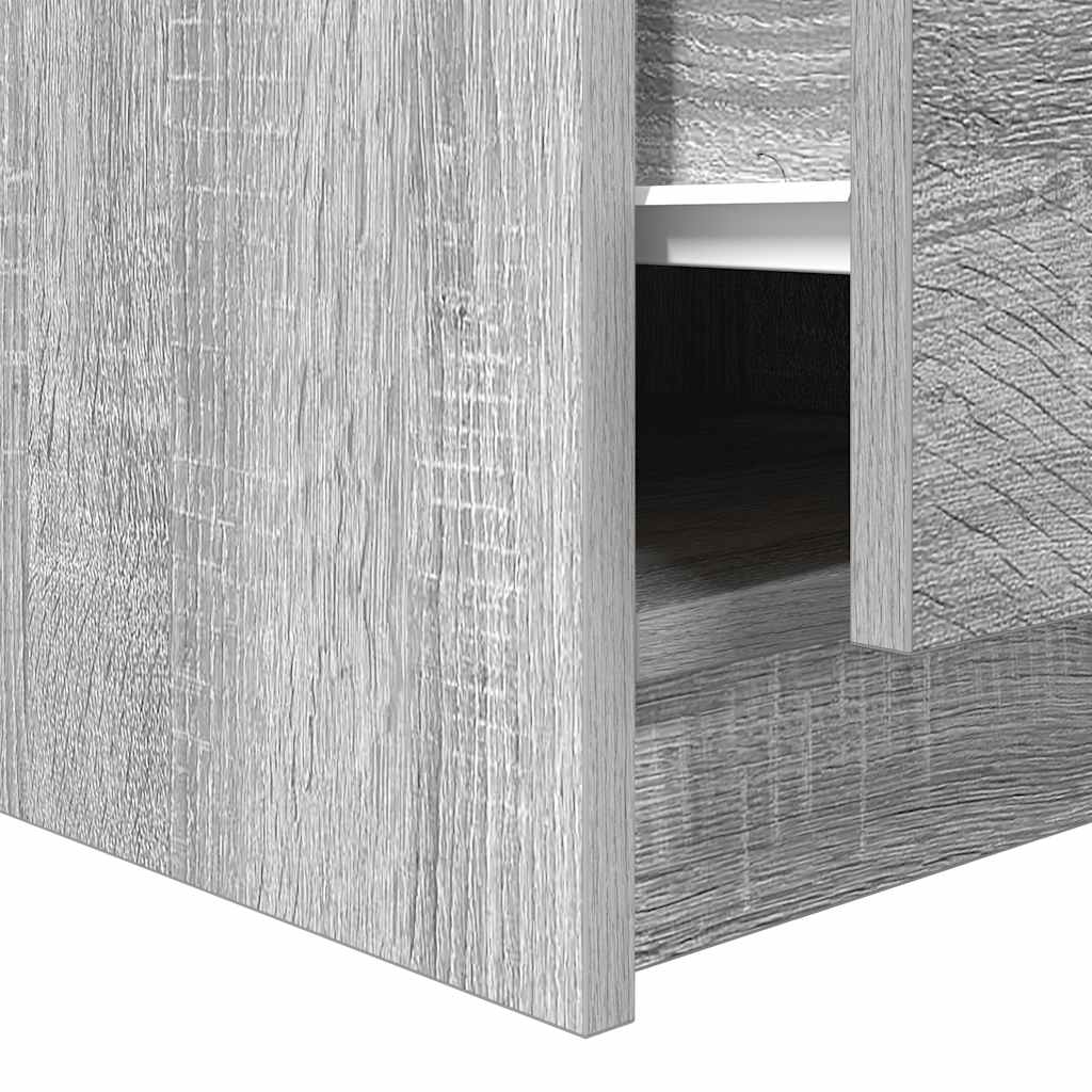 Salontafel met lades 70,5x70x40 cm grijs Sonoma is nu te koop bij PeponiXL, paradijselijk wonen!
