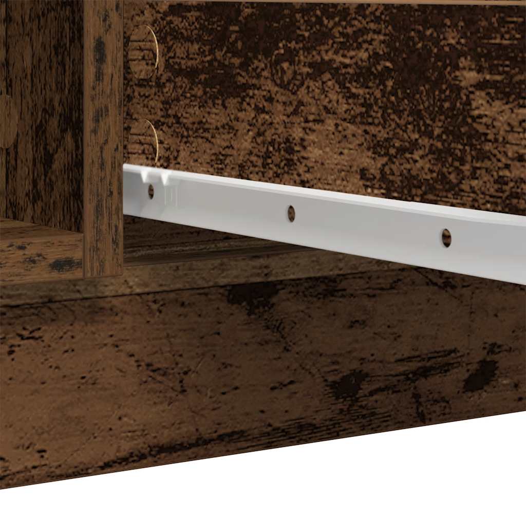 Dressoir met lades 100,5x35x76 cm spaanplaat bewerkt hout is nu te koop bij PeponiXL, paradijselijk wonen!