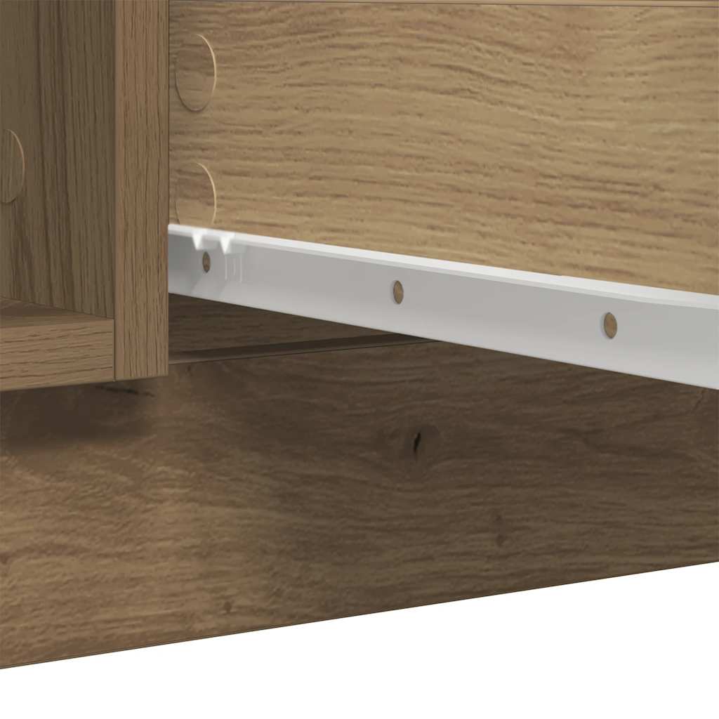 Dressoir met lades 100,5x35x98,5 cm spaanplaat artisanaal is nu te koop bij PeponiXL, paradijselijk wonen!
