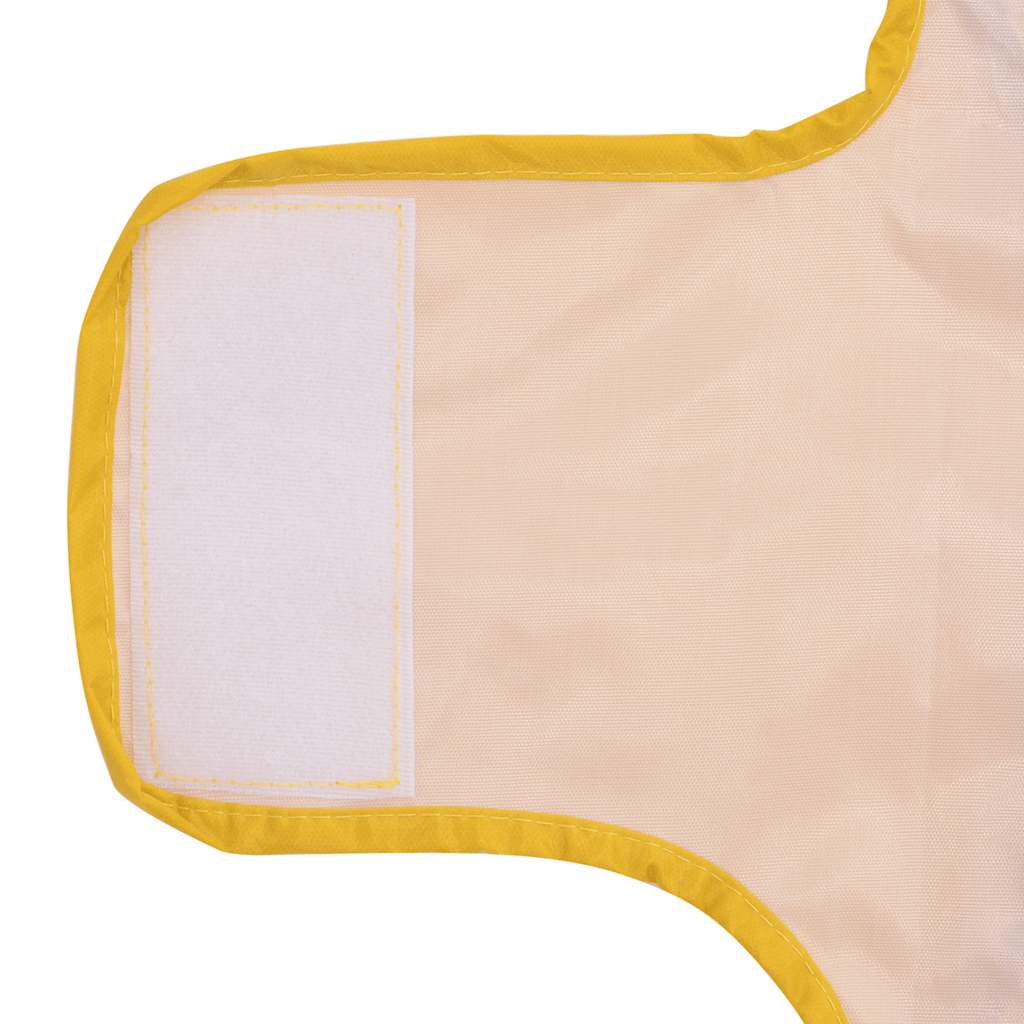 Hondenregenjas met reflecterende strips polyester geel S is nu te koop bij PeponiXL, paradijselijk wonen!