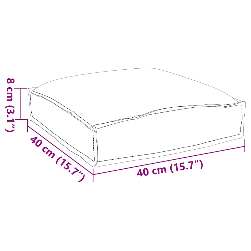 Kussen Blad 6 pcs Bladpatroon 40 x 40 x 8 cm Oxford Stof is nu te koop bij PeponiXL, paradijselijk wonen!