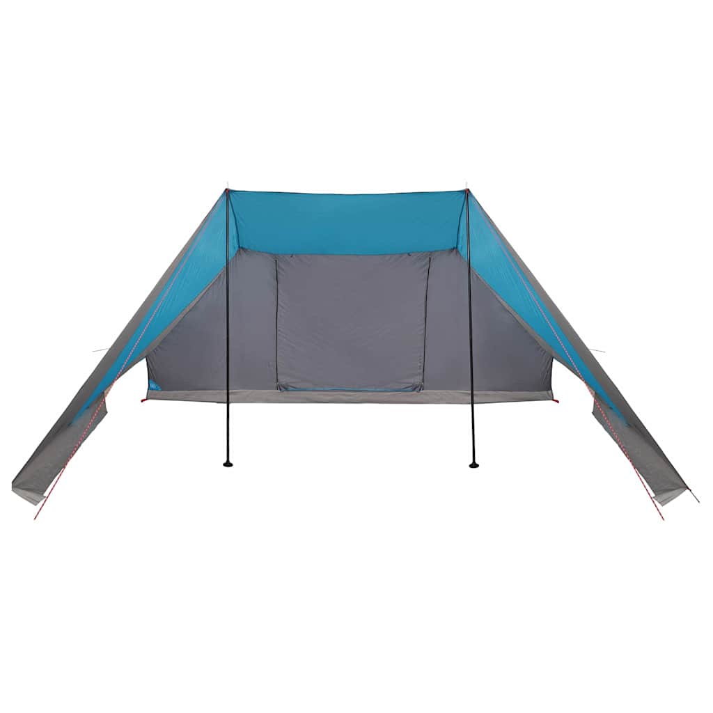 Tipi Tent met dak met opslag Blauw 660 x 456 x 200 cm taft is nu te koop bij PeponiXL, paradijselijk wonen!