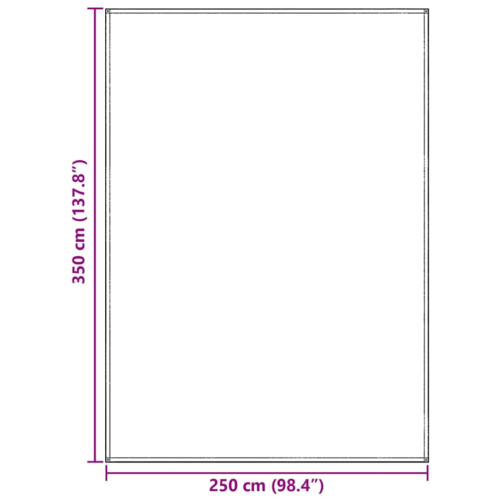 Tenttapijt Lichtgrijs 350 x 250 cm Polyetheen is nu te koop bij PeponiXL, paradijselijk wonen!