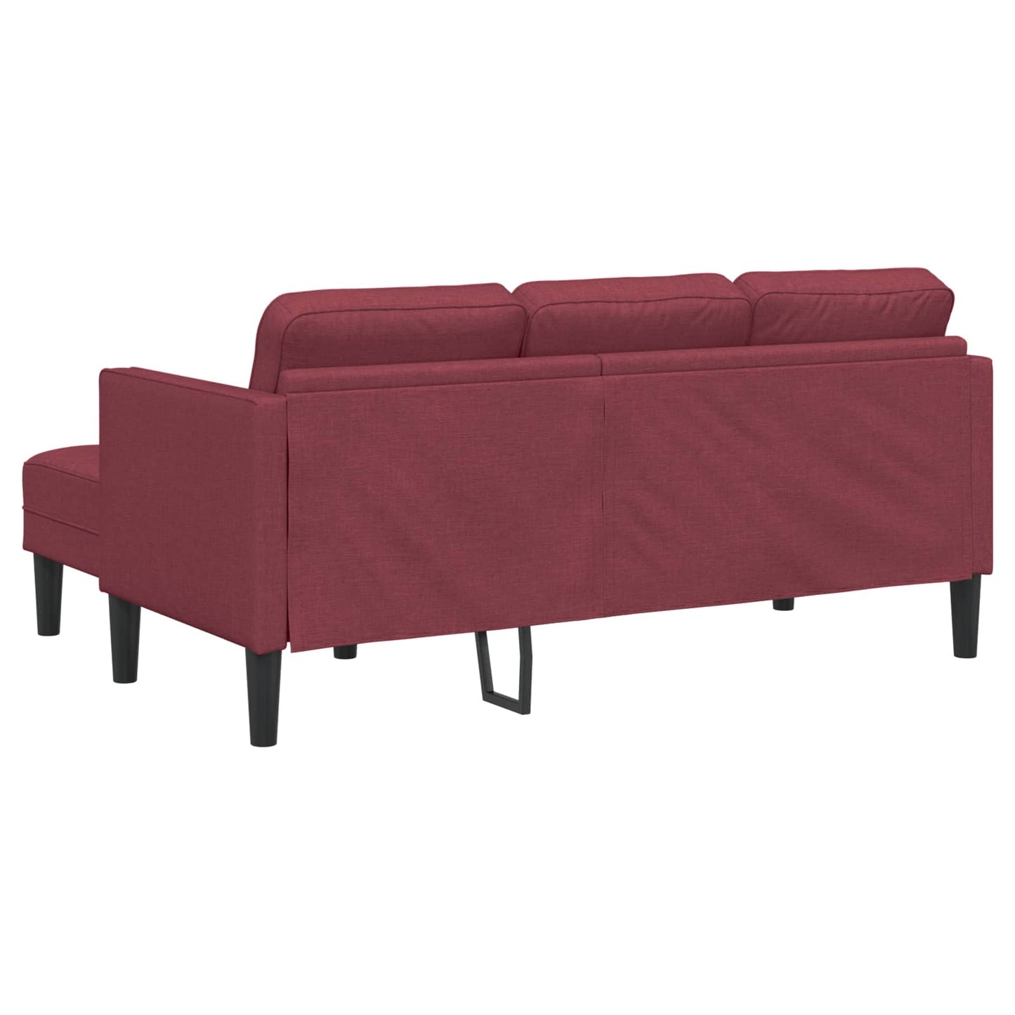 Bankstel met kussen 2 pcs Wijnrood Polyester is nu te koop bij PeponiXL, paradijselijk wonen!