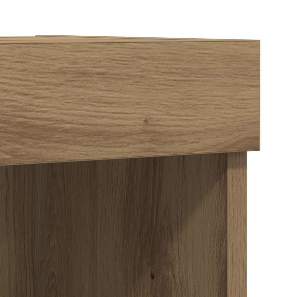 Tv-meubelset 2 pcs Artisan Eiken 80 x 30 x 30 cm Bewerkt hout is nu te koop bij PeponiXL, paradijselijk wonen!