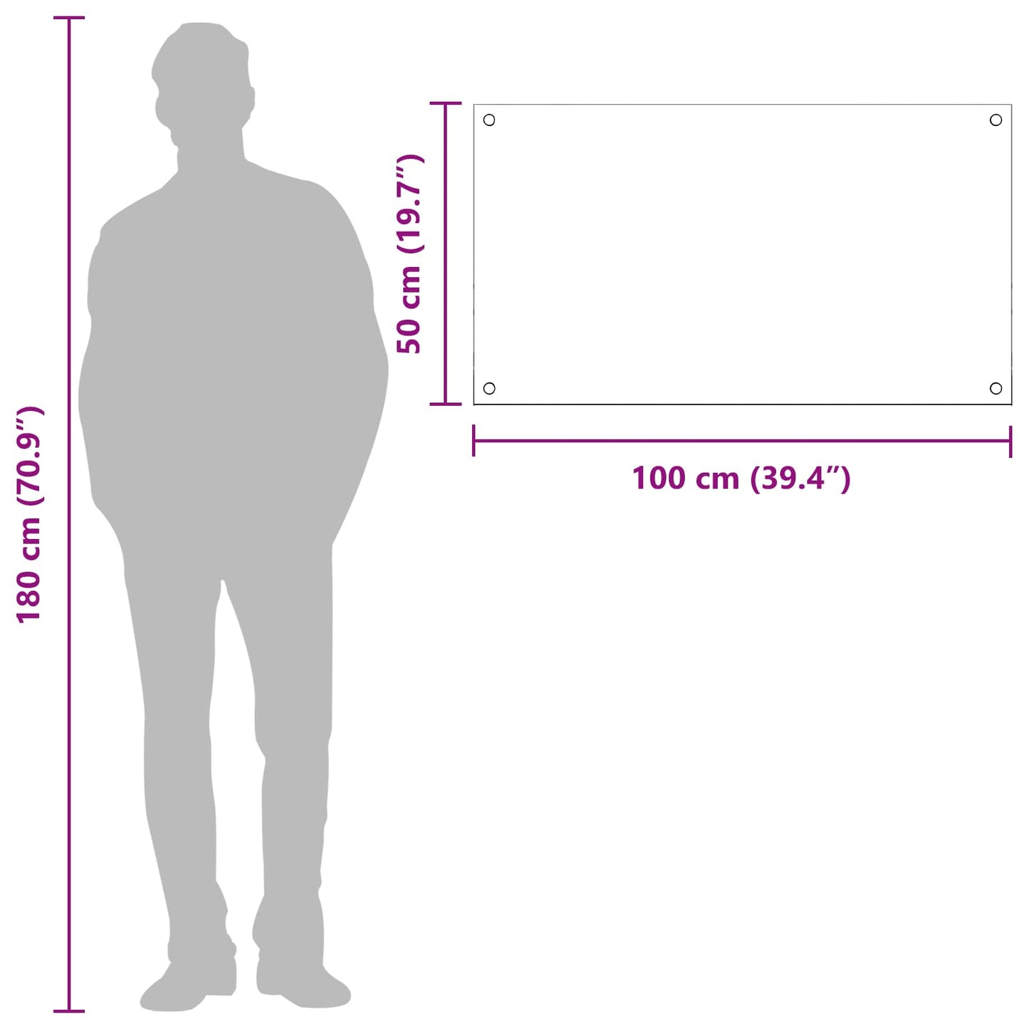 Keuken Achterwand Donkergrijs 100 x 50 x 0,6 cm gehard glas is nu te koop bij PeponiXL, paradijselijk wonen!