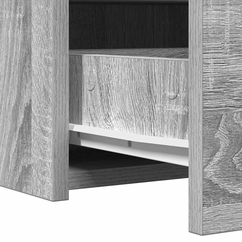 Plafondtafel met lade Grijs 83 x 40 x 70 cm Bewerkt hout is nu te koop bij PeponiXL, paradijselijk wonen!