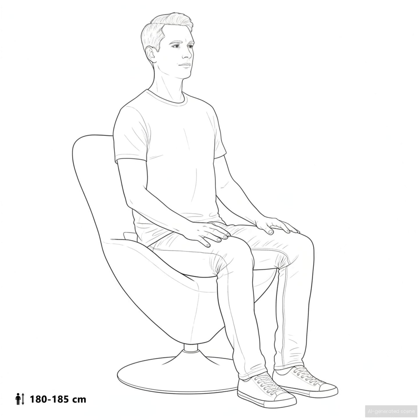 Eivormige stoel Geel Fluweel is nu te koop bij PeponiXL, paradijselijk wonen!