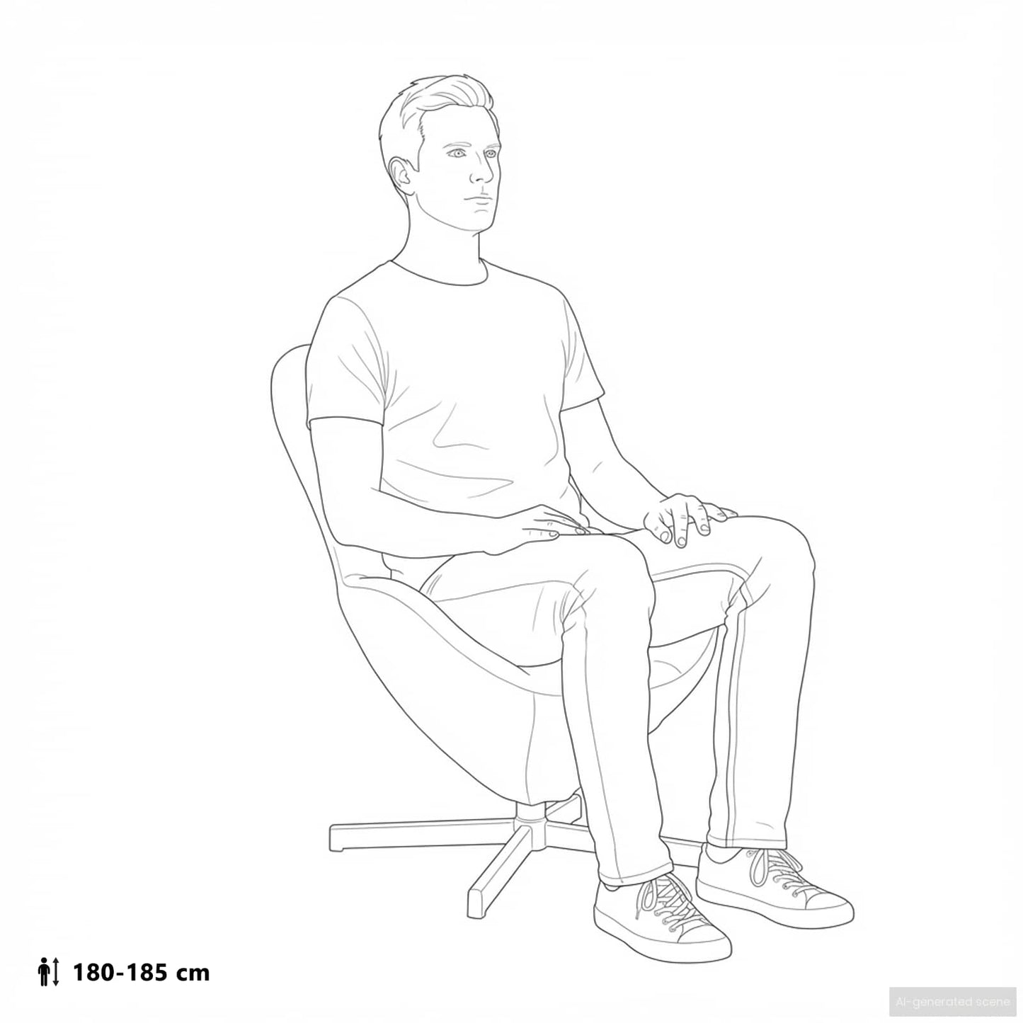 Eivormige stoel Geel 63 x 73 x 90 cm Fluweel is nu te koop bij PeponiXL, paradijselijk wonen!