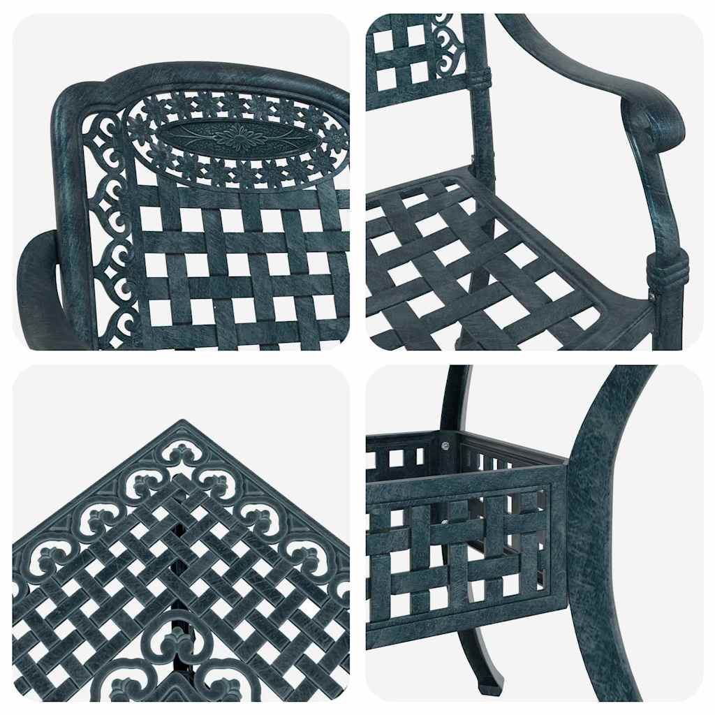 Tuinset 5 pcs Groen Gegoten aluminium is nu te koop bij PeponiXL, paradijselijk wonen!