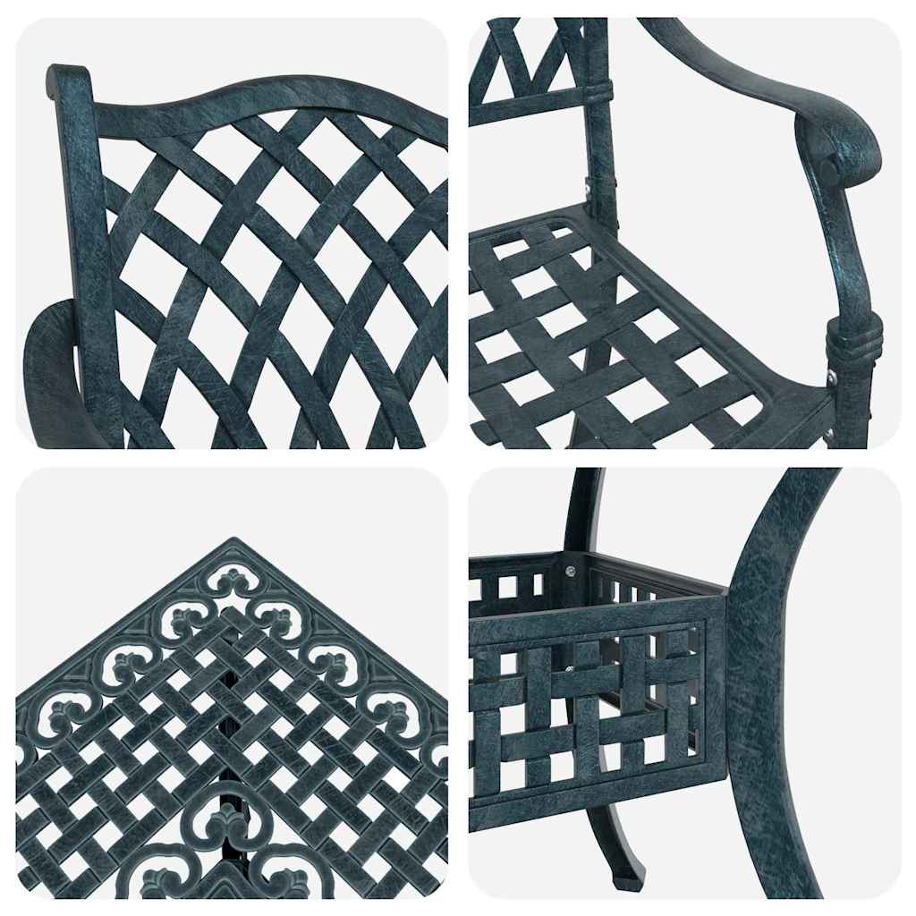 Tuinset 5 pcs Groen Gegoten aluminium is nu te koop bij PeponiXL, paradijselijk wonen!
