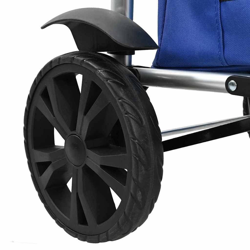 Winkel trolley Blauw 36,5 x 46,5 x 100,5 cm Oxford stof is nu te koop bij PeponiXL, paradijselijk wonen!