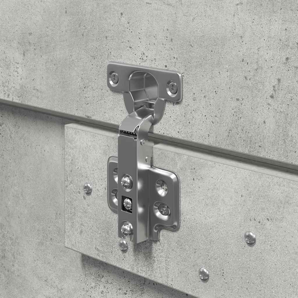 Opbergbedframe met opslag Beton Grijs 160 x 200 cm Bewerkt hout is nu te koop bij PeponiXL, paradijselijk wonen!