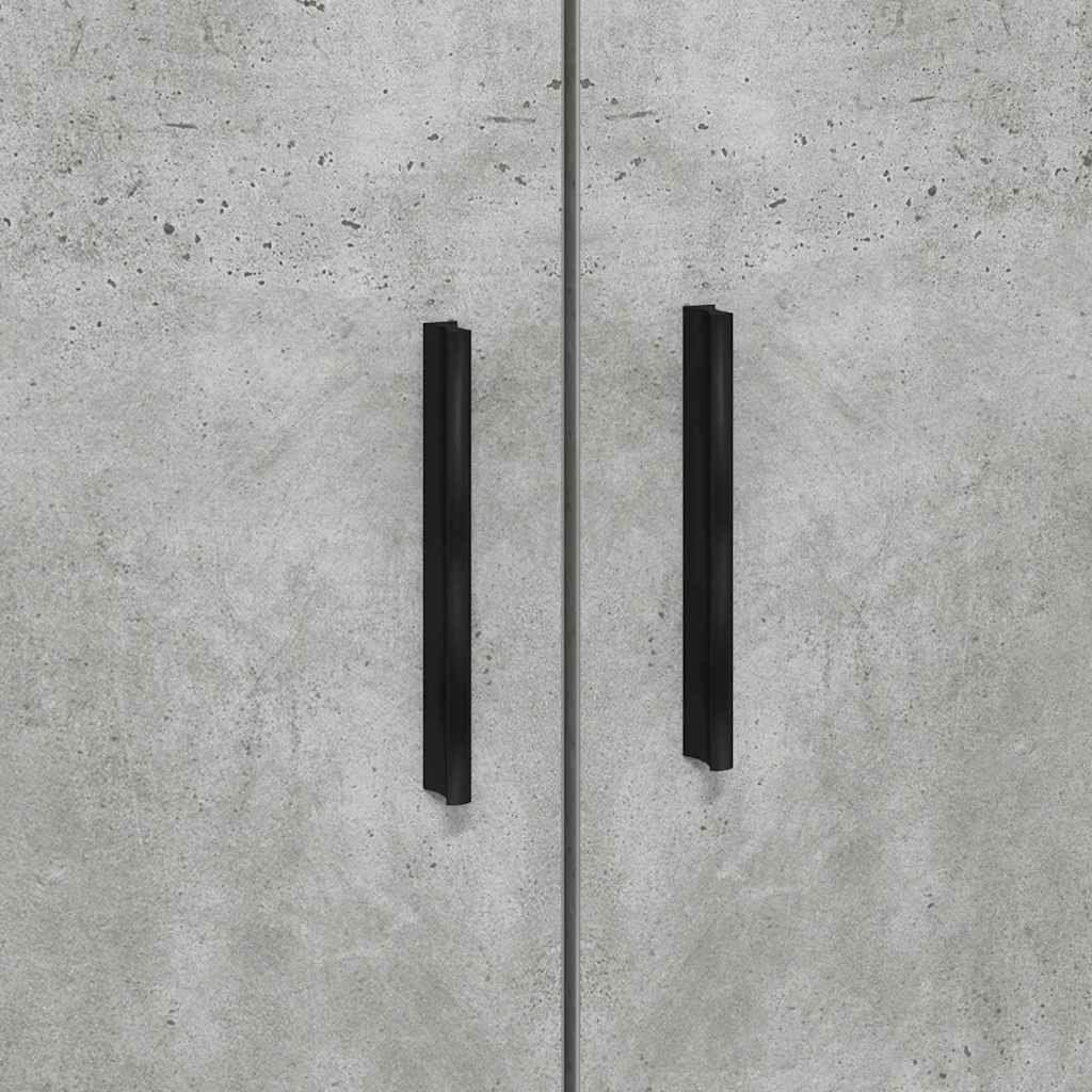 Opbergbedframe met opslag Beton Grijs 80 cm Bewerkt hout is nu te koop bij PeponiXL, paradijselijk wonen!