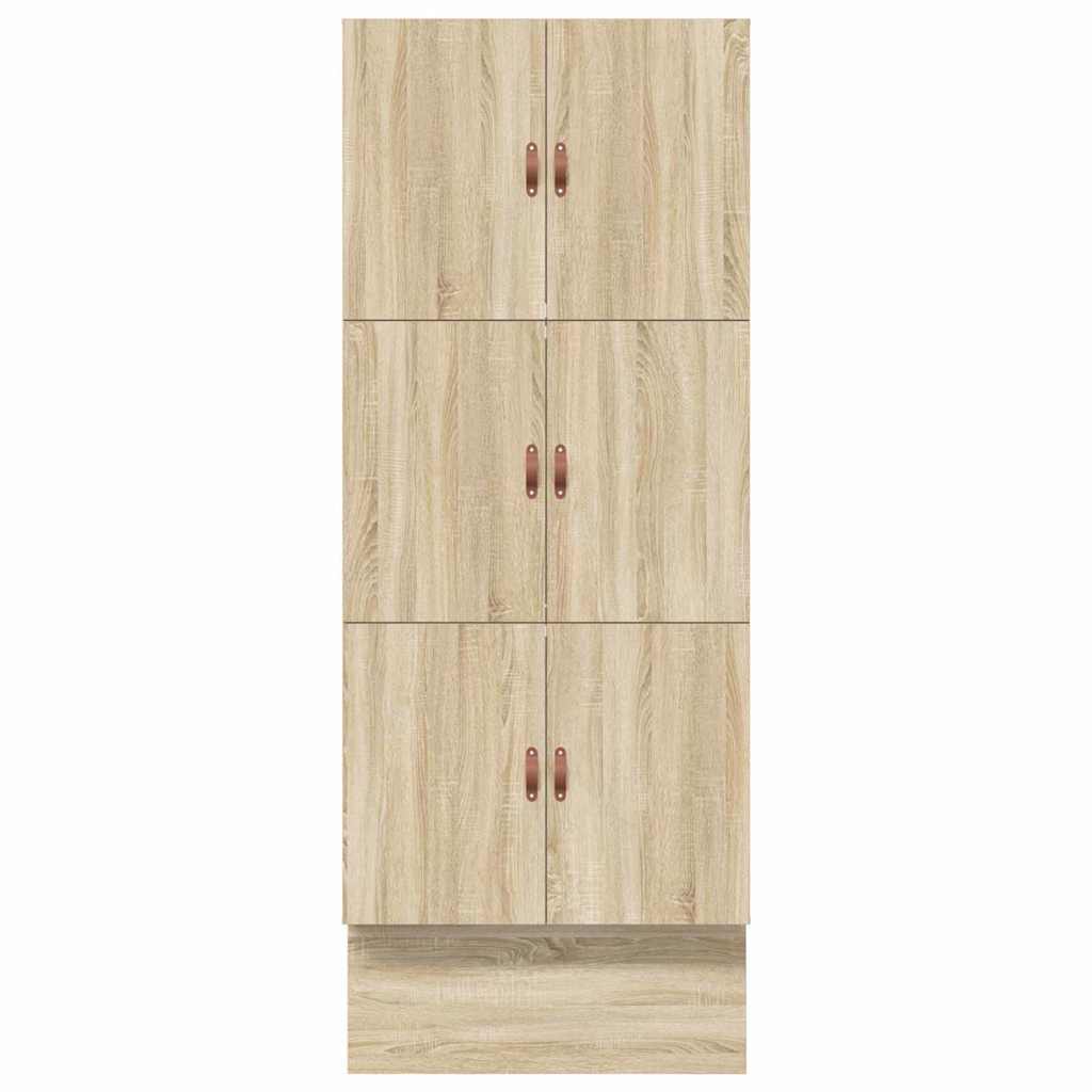 Opbergbedframe met lade Sonoma Eiken 80 cm Bewerkt hout is nu te koop bij PeponiXL, paradijselijk wonen!