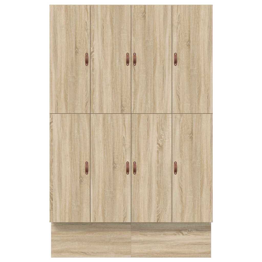 Opbergbedframe met lade Sonoma Eiken 140 cm Bewerkt hout is nu te koop bij PeponiXL, paradijselijk wonen!