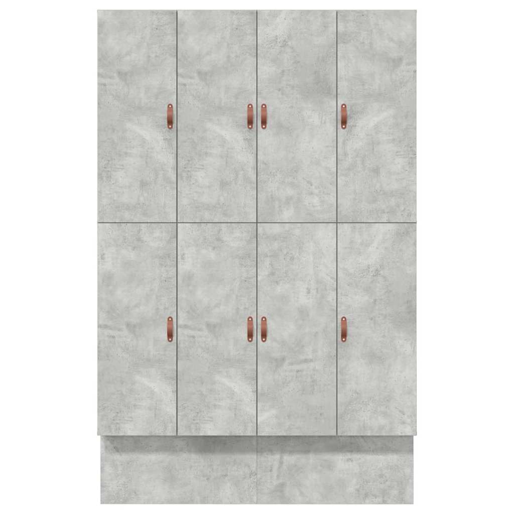 Opbergbedframe met lade Beton Grijs 135 cm Bewerkt hout is nu te koop bij PeponiXL, paradijselijk wonen!