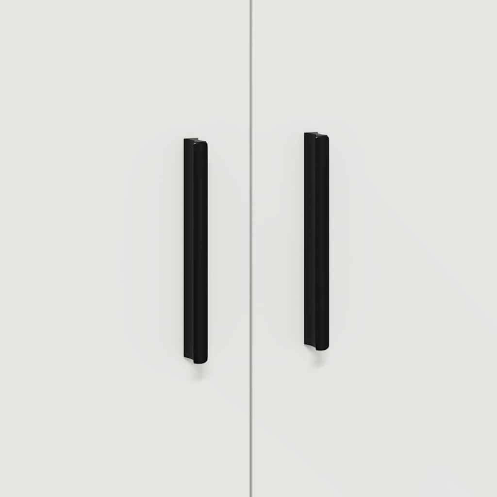 Opbergkast 2 pcs Wit 103 x 41 x 40 cm Bewerkt hout is nu te koop bij PeponiXL, paradijselijk wonen!