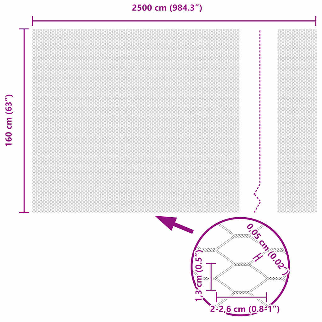 Hexagon Hek Zilver 1,6 x 25 m Gegalvaniseerd staal is nu te koop bij PeponiXL, paradijselijk wonen!