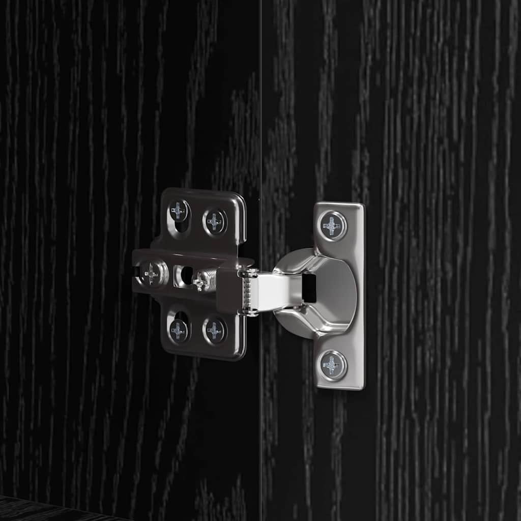 TV Eenheden Zwart 139,5 x 34 x 50 cm Bewerkt hout is nu te koop bij PeponiXL, paradijselijk wonen!