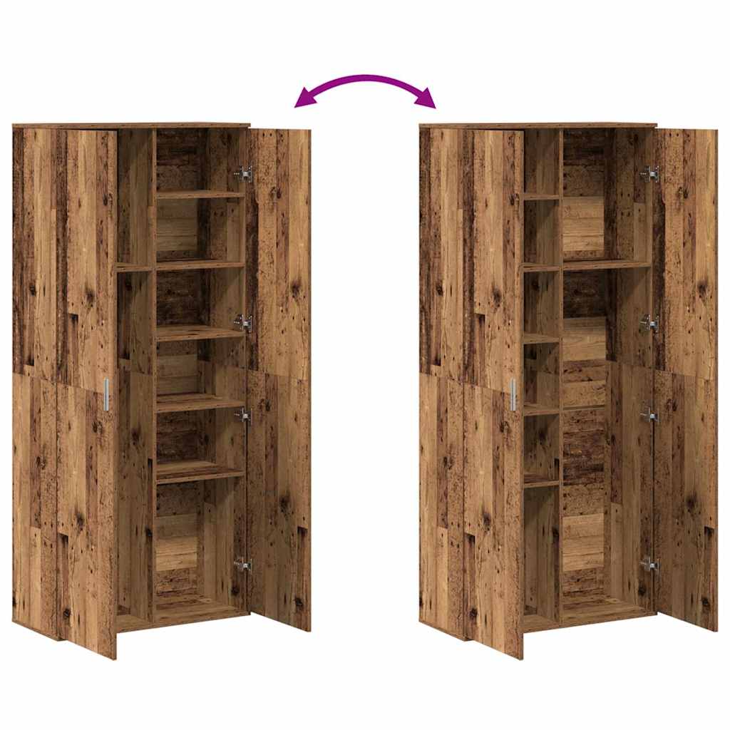 Hoogboard Oud Hout 80 x 35 x 180 cm Bewerkt hout is nu te koop bij PeponiXL, paradijselijk wonen!
