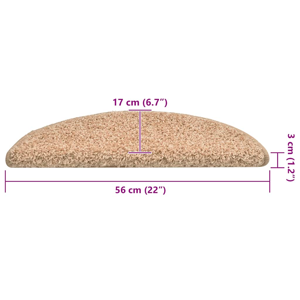 Trapmatten 30 stuks 56x17x3 cm Goud Halfrond is nu te koop bij PeponiXL, paradijselijk wonen!