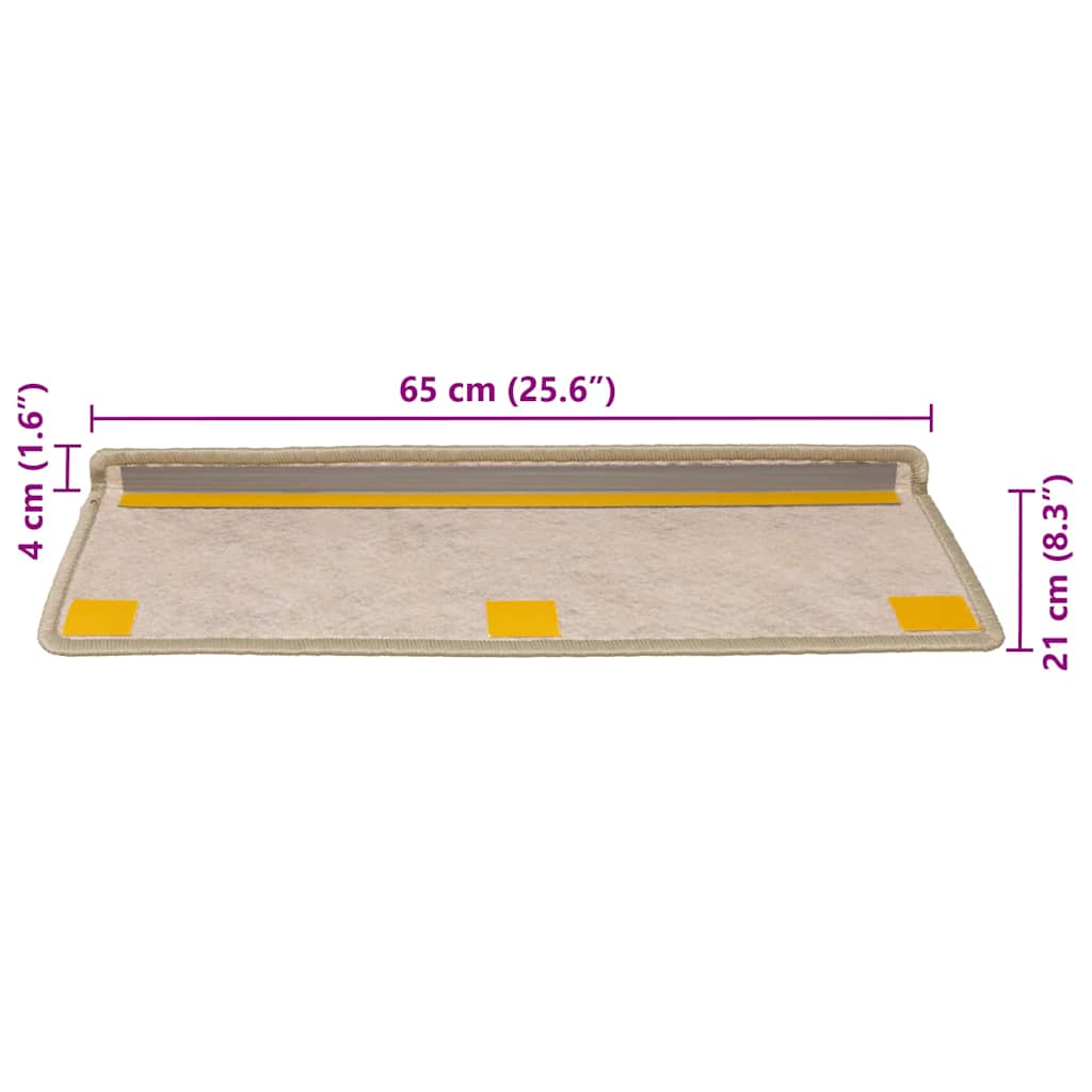 Trapmatten zelfklevend Sisal-Look 30 st 65x21x4 cm lichtgroen is nu te koop bij PeponiXL, paradijselijk wonen!