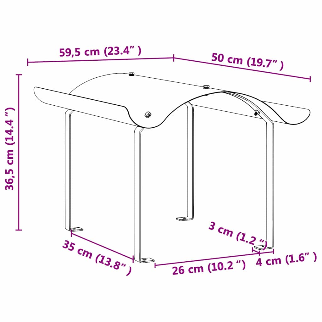 Schoorsteenkap Zilver 59.5 x 50 x 36.5 cm Roestvrij staal is nu te koop bij PeponiXL, paradijselijk wonen!