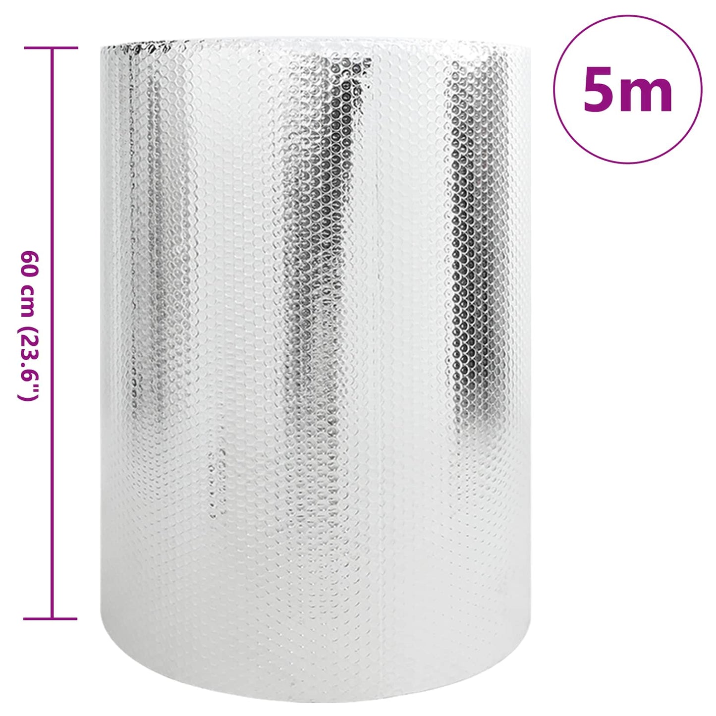 Radiatorfolie Zilver 5 x 0,6 m Polyetheen is nu te koop bij PeponiXL, paradijselijk wonen!