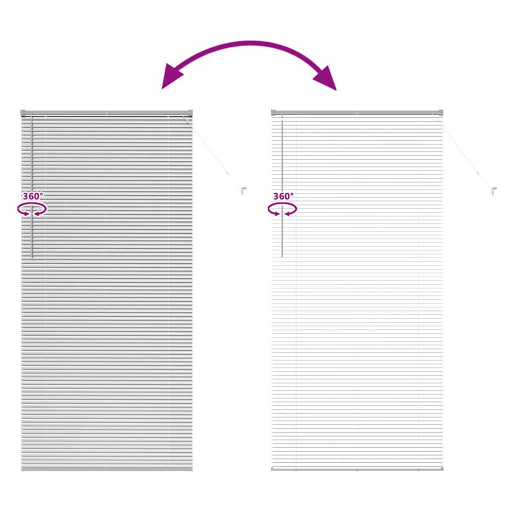 Venetiaanse Jaloezieën Zilver 220 x 100 cm Aluminium is nu te koop bij PeponiXL, paradijselijk wonen!