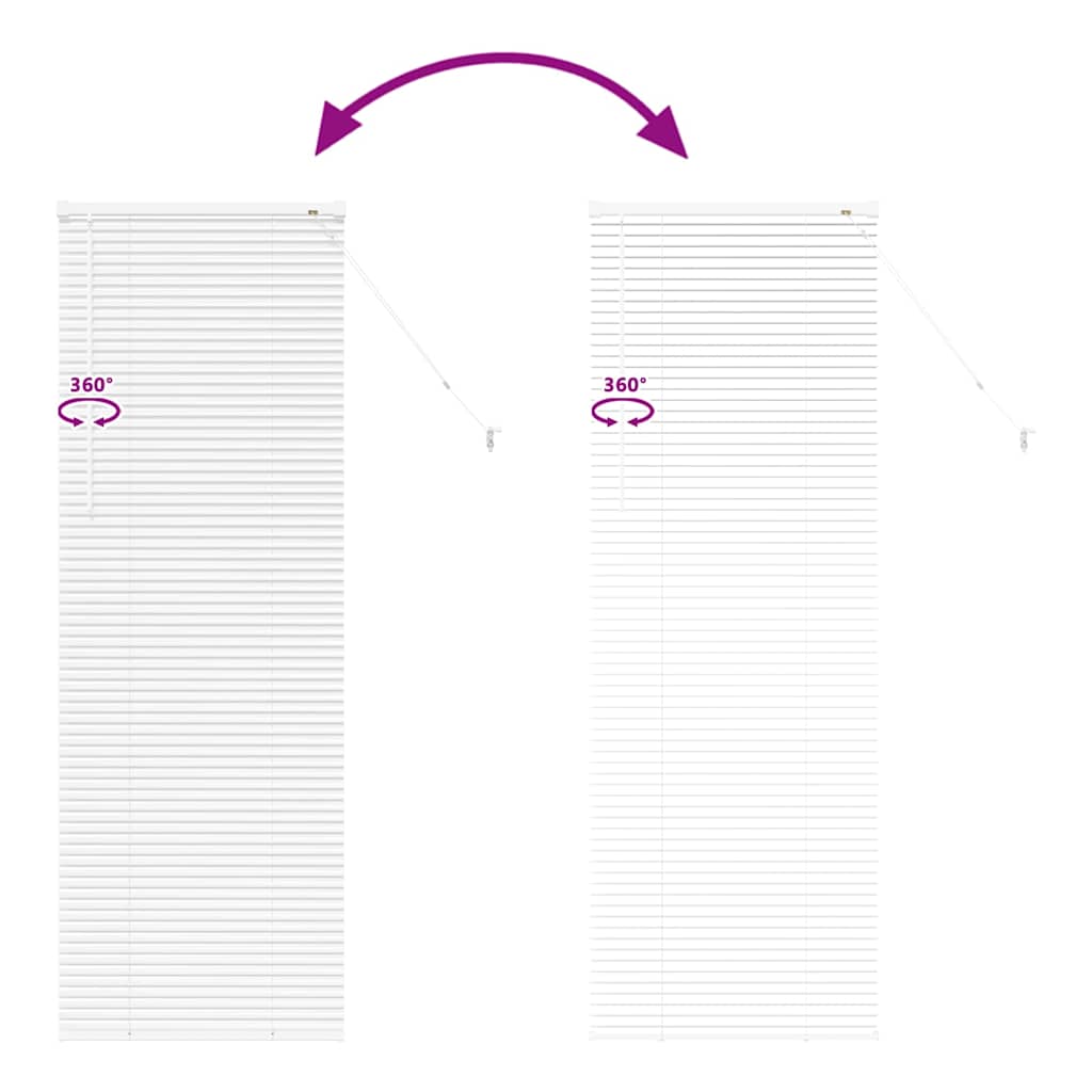 Venetiaanse Jaloezieën Wit 175 x 65 cm Aluminium is nu te koop bij PeponiXL, paradijselijk wonen!