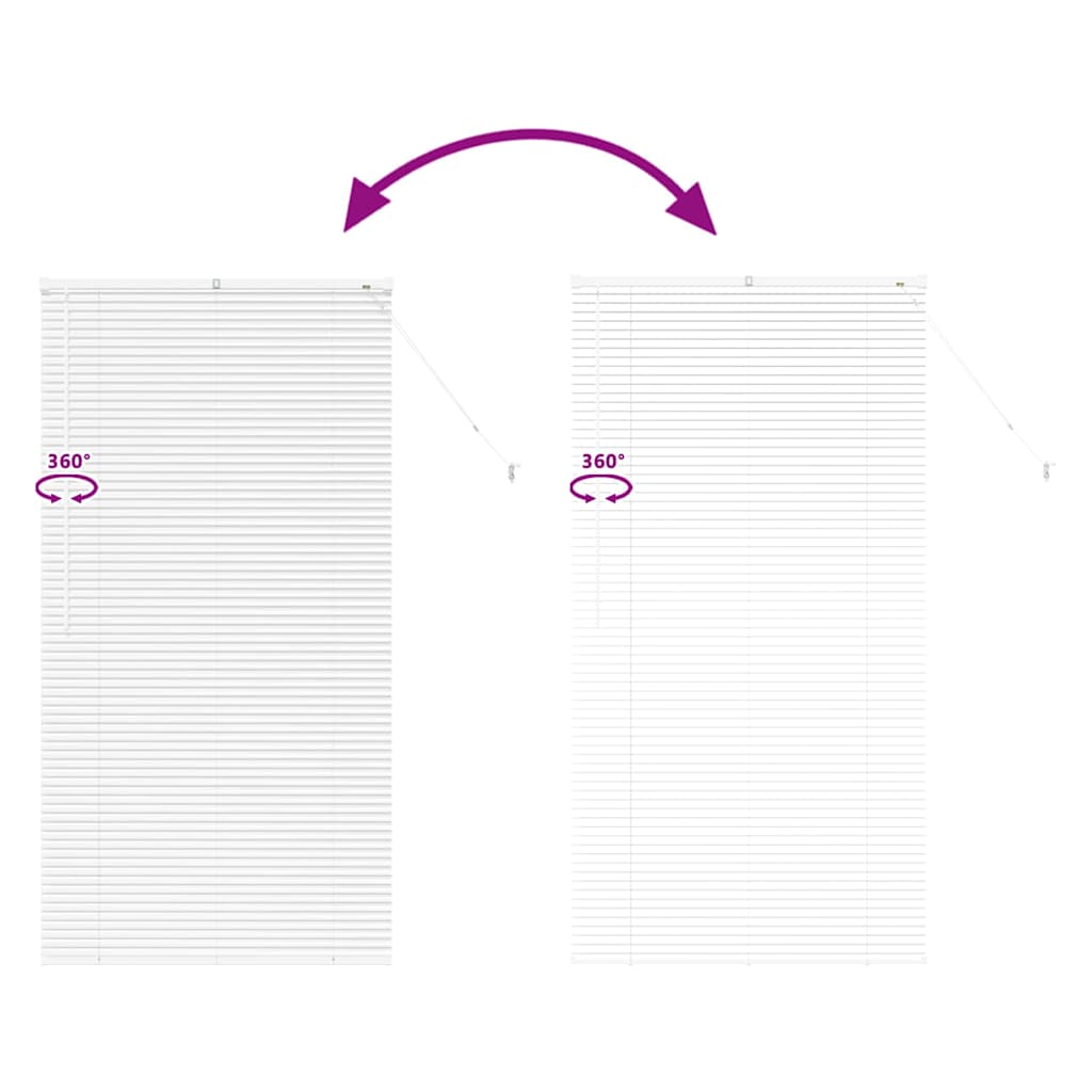 Venetiaanse Jaloezieën Wit 175 x 95 cm Aluminium is nu te koop bij PeponiXL, paradijselijk wonen!