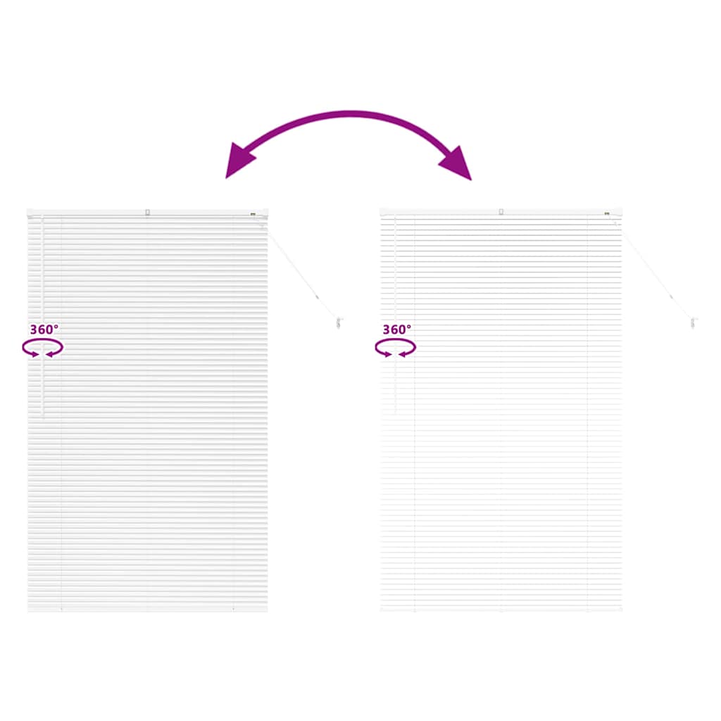 Venetiaanse Jaloezieën Wit 175 x 105 cm Aluminium is nu te koop bij PeponiXL, paradijselijk wonen!