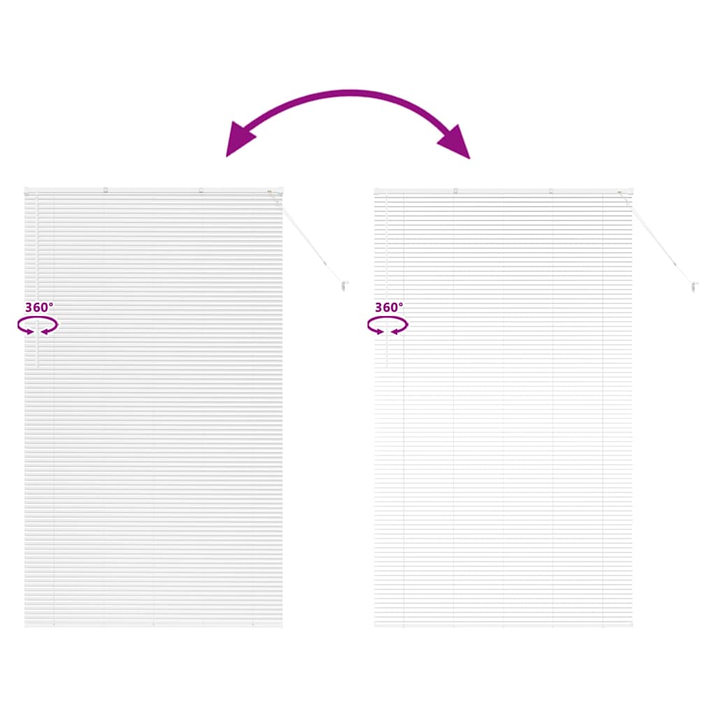 Venetiaanse Jaloezieën Wit 220 x 125 cm Aluminium is nu te koop bij PeponiXL, paradijselijk wonen!