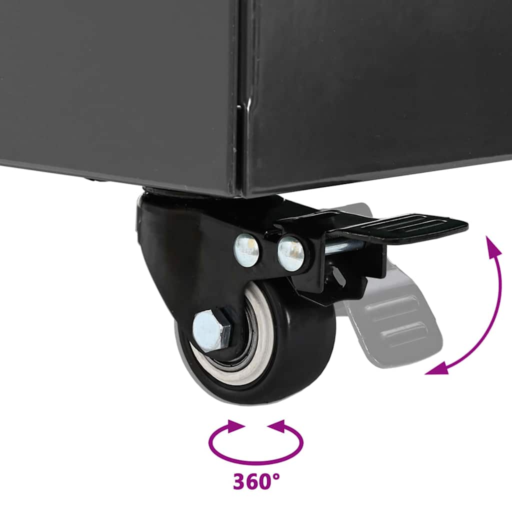 Parasolvoet Antraciet 45 x 45 x 45 cm Staal is nu te koop bij PeponiXL, paradijselijk wonen!