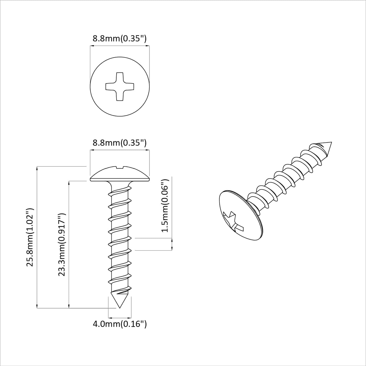 Houten Schroeven 9231 pcs Zilver Staal is nu te koop bij PeponiXL, paradijselijk wonen!