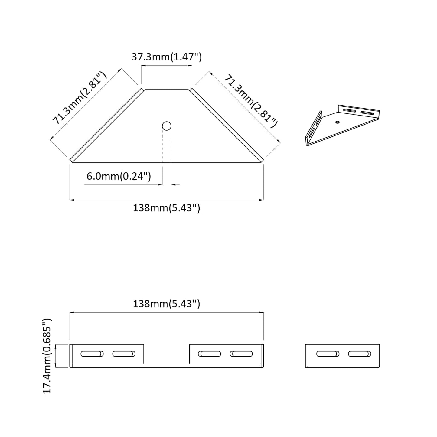 Hoekbeugel 12 pcs Zwart 138,5 x 50,5 x 16 mm IJzer is nu te koop bij PeponiXL, paradijselijk wonen!