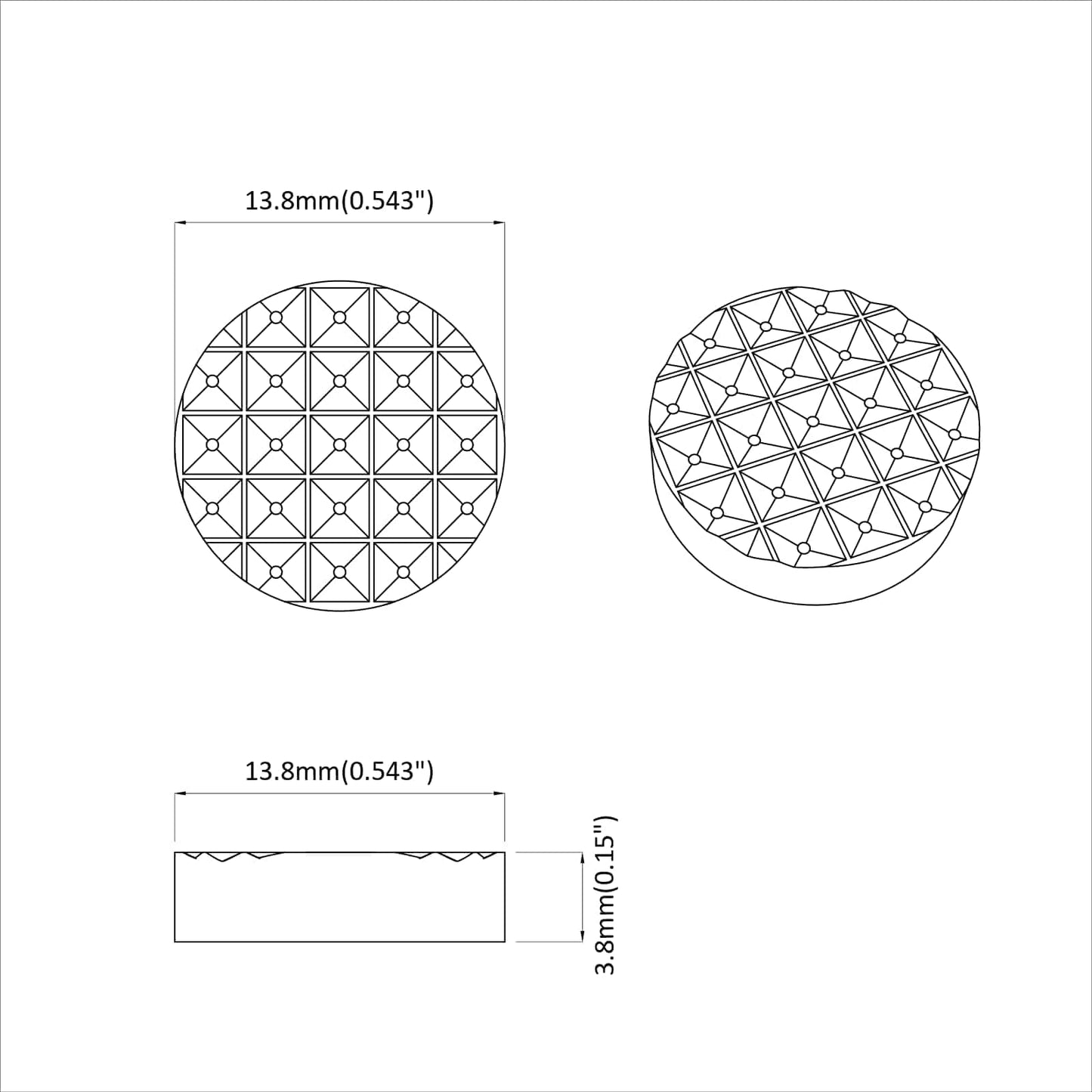 Meubelvoetjes Pads 2 pcs Zwart Ø 14 x 4 mm EVA is nu te koop bij PeponiXL, paradijselijk wonen!