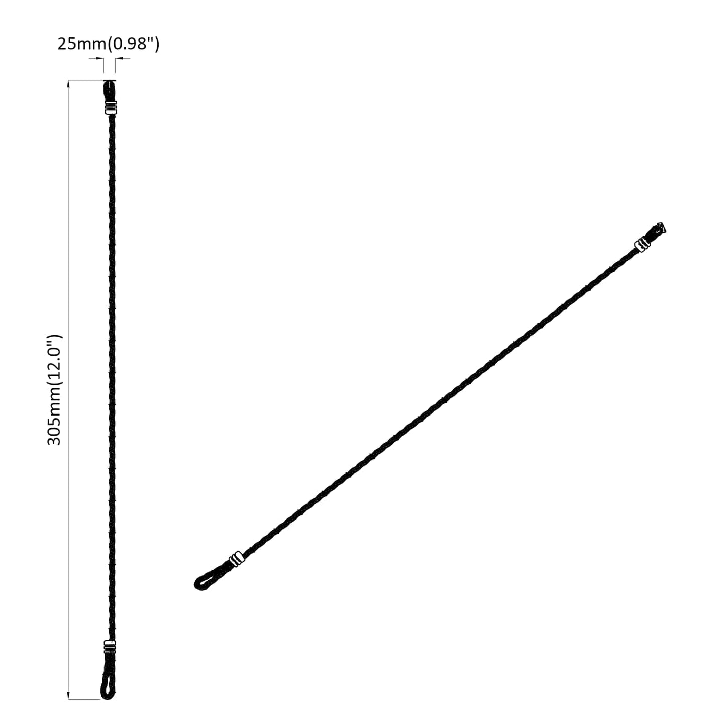 Klimtouw Bruin Ø25 x 305 mm Nylon is nu te koop bij PeponiXL, paradijselijk wonen!