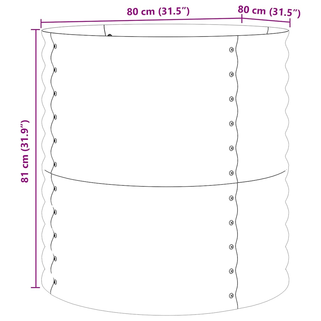 Verhoogd bed Bruin 80 x 80 x 81 cm Staal is nu te koop bij PeponiXL, paradijselijk wonen!